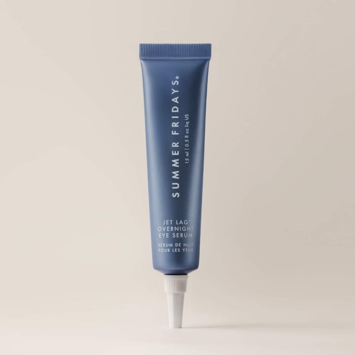 Summer Fridays Jet Lag Overnight Eye Serum for Fine Lines & Wrinkles with Gentle Retinol Blend - 0.5 oz/15 ml