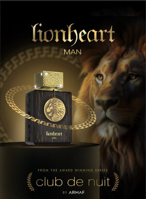 Club de Nuit LIONHEART by Armaf Eau de Parfum para Hombre 3.4 Oz