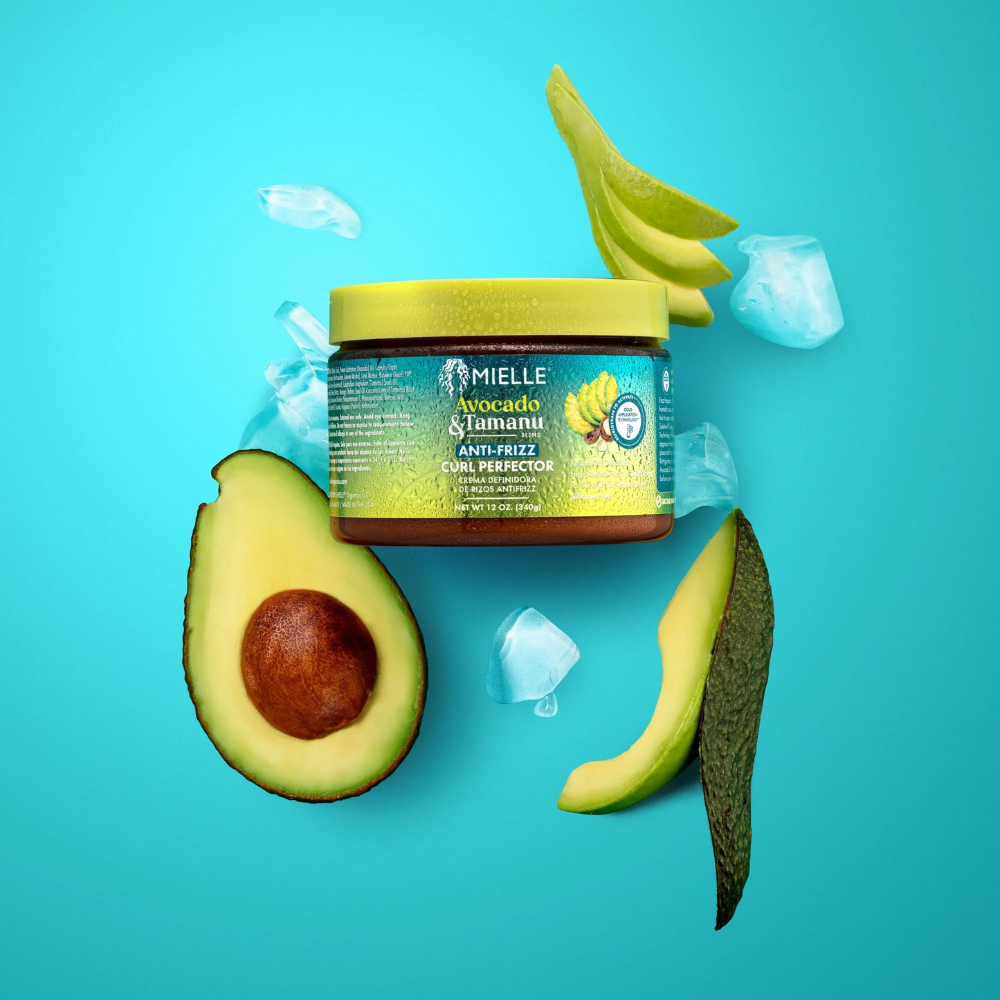 Perfeccionador de Rizos Anti-Frizz de Aguacate y Tamanu de Mielle 12 oz / 340g