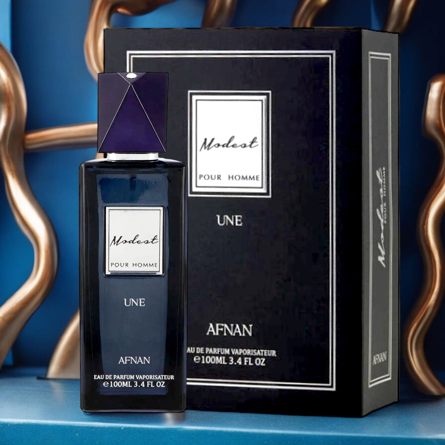 Modest Une By Afnan EDP Perfume for Men 3.4 Oz/100 ml
