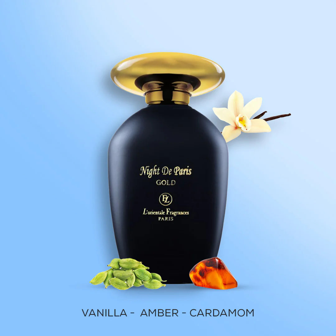 Night de Paris Gold by L'orientale Fragrances Unisex 3.3 Oz / 100ml