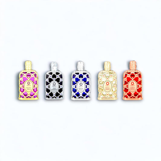 Set x 5 Luxury Collection by Orientica Unisez Mini Travel Size 7.5ml