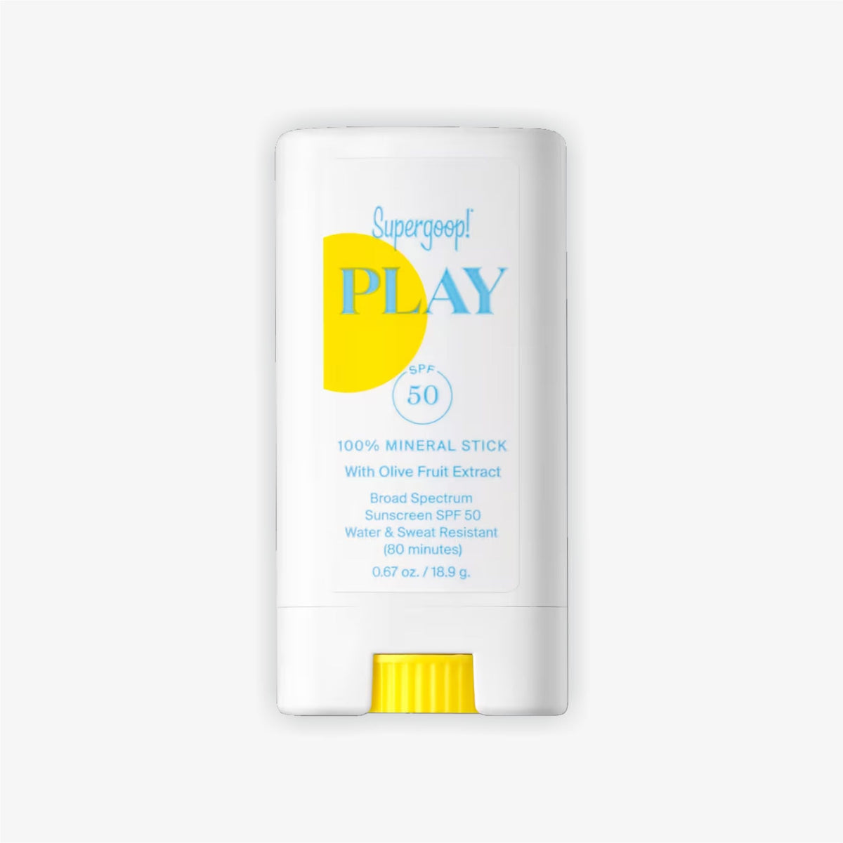 Supergoop! PLAY 100% Mineral Sunscreen Stick SPF 50 18.9g