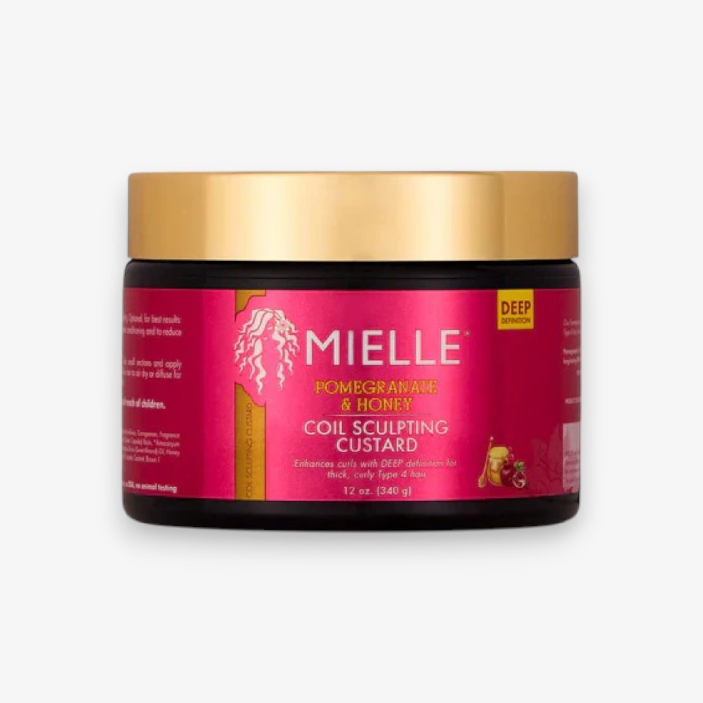 Crema Moldeadora de Rizos de Granada y Miel de Mielle 12 oz / 340g