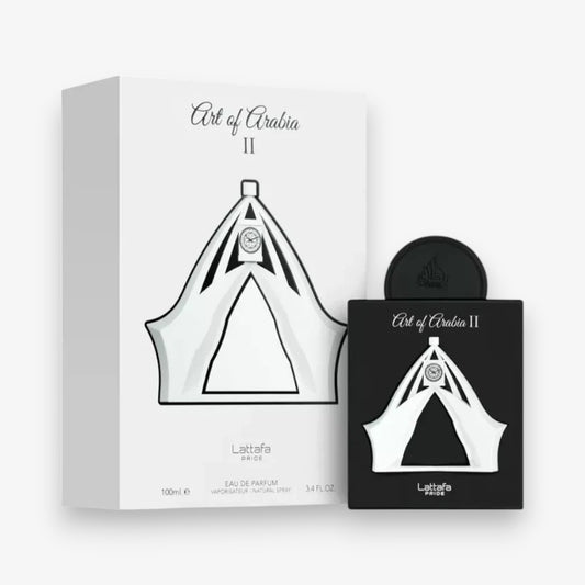 Pride Art of Arabia II by Lattafa Eau de Parfum 3.4 Oz