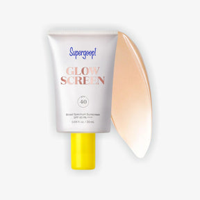 Mini Protector Solar Glowscreen SPF 40 de Supergoop! con Ácido Hialurónico + Niacinamida 0.68 oz / 20 mL