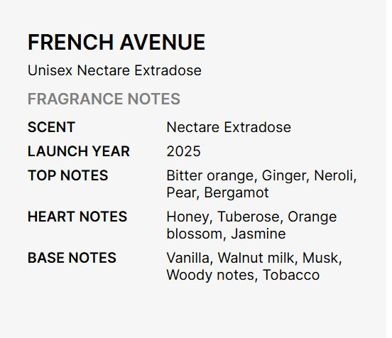 French Avenue Nectare Extradose Eau de Parfum - 3.0 FL OZ / 90 ML