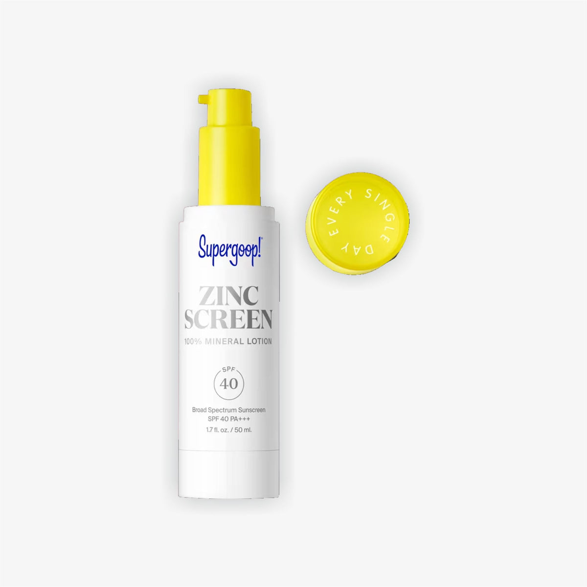 Supergoop! Zincscreen 100% Mineral Lotion SPF 40 50ml