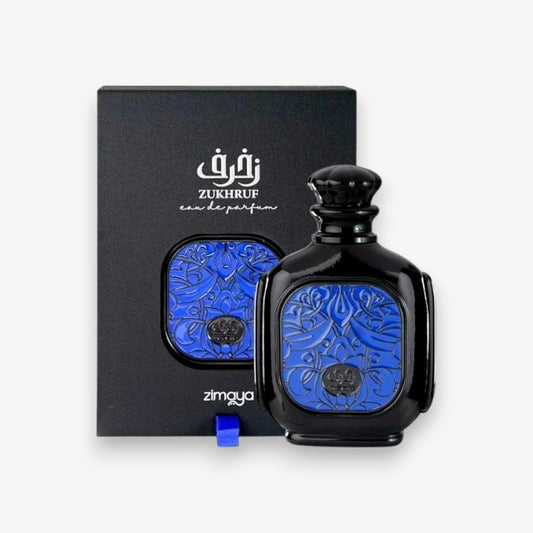 Zukhruf Black By zimaya EDP Perfume 3.4 oz/100 ml