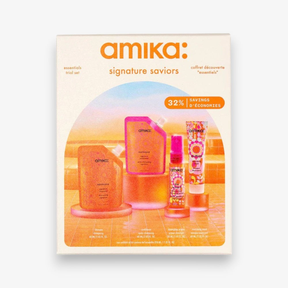 Amika Signature Saviors Essentials Hair Trial Set 4 Pcs Set