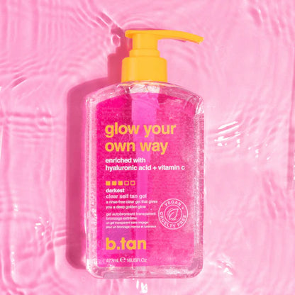B.tan Glow Your Own Way The og Glow - Gel autobronceador 473ml / 16 Oz