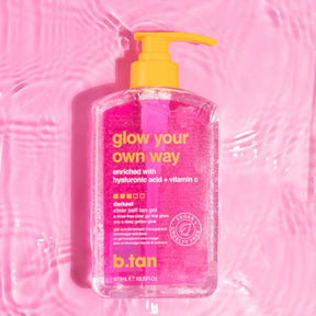B.tan Glow Your Own Way The og Glow - Gel autobronceador 473ml / 16 Oz