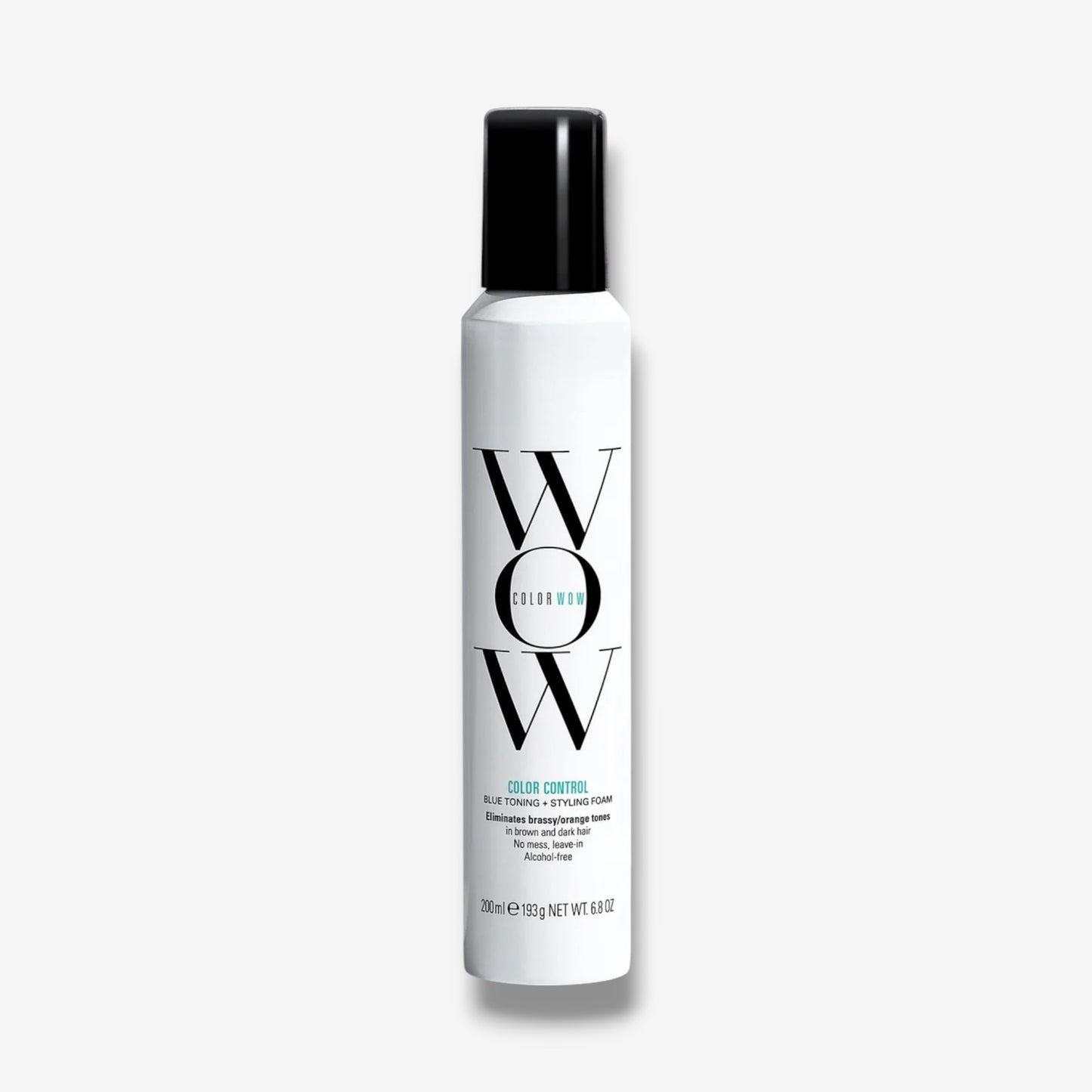 Espuma Azul de Controle de Cor e Modelagem para Cabelos Castanhos da Color Wow 200ml