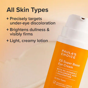 Crema de Ojos Súper Potenciadora C5 de Paula's Choice 0.5 oz / 15 mL