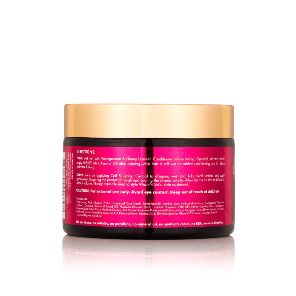 Crema Moldeadora de Rizos de Granada y Miel de Mielle 12 oz / 340g