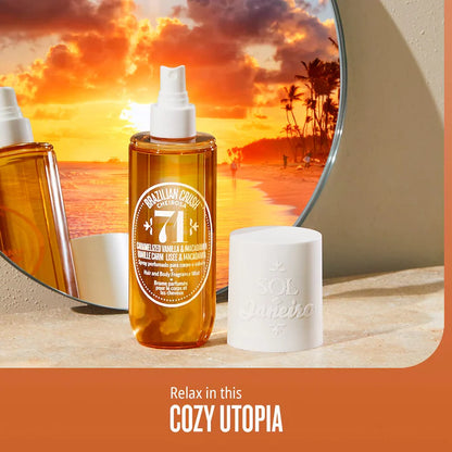 Bruma Perfumada para Cabello y Cuerpo Brazilian Crush Cheirosa 71 de Sol de Janeiro