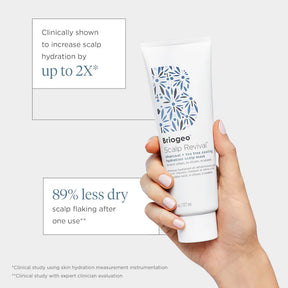  Mascarilla Hidratante Refrescante Scalp Revival™ Briogeo de Carbón y Árbol de Té para Cuero Cabelludo Seco y con Picazón 6oz