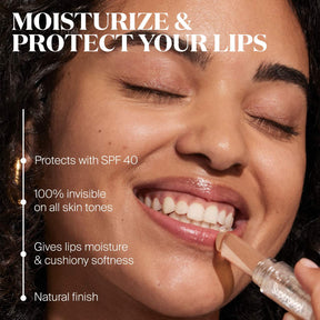 Bálsamo Labial Transparente Protector Solar Unseen Lipscreen SPF 30 de Supergoop! 3.5 g