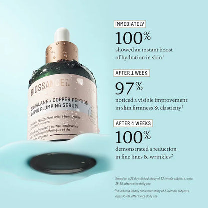 Biossance Sérum Preenchedor Rápido 1.69 oz/50 mL