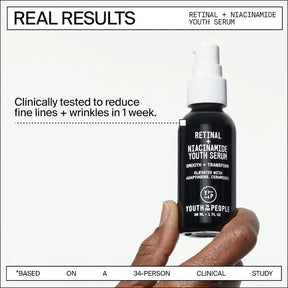 Youth To The People Retinal + Niacinamide Youth Serum 1 oz/ 30 mL