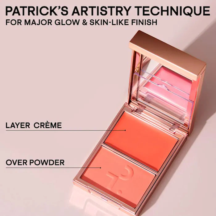 Patrick Ta Major Headlines Double-Take Creme & Powder Blush Duo