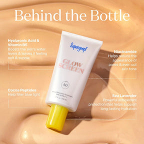 Glow Screen SPF 40 Tamaño Viaje de Supergoop! - 0.34 oz / 10 ml