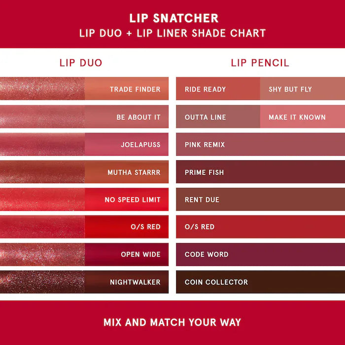 ONE/SIZE by Patrick Starrr Lip Snatcher Waterproof Precision Lip Liner Outta Line - soft matte mauve 04 oz / 1.1 g