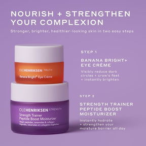 Mini Hidratante + Crema para Ojos Glow Strong de OLEHENRIKSEN - 2 Piezas