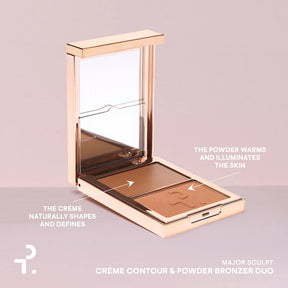 Dúo de Contorno en Crema Sculpt y Bronceador en Polvo Major Sculpt She's Bronzed de Patrick Ta
