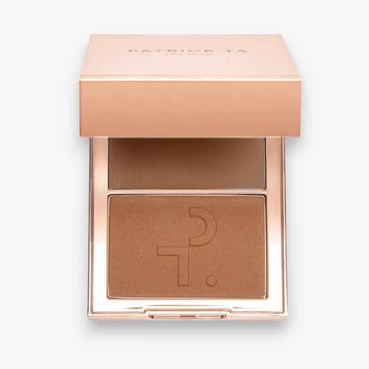 Duo de Contorno em Creme Sculpt e Bronzeador em Pó Major Sculpt She's Bronzed da Patrick Ta