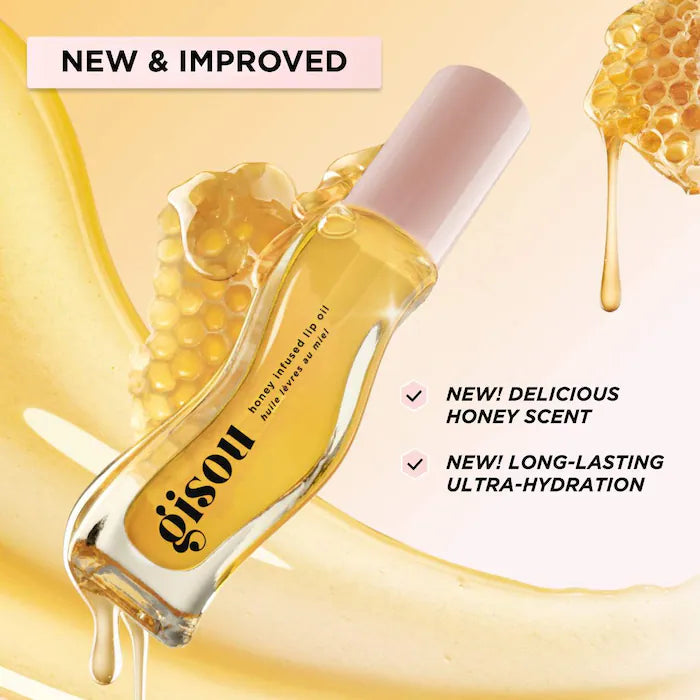 Gisou Honey Infused Hydrating Lip Oil 0.27 oz / 8 mL