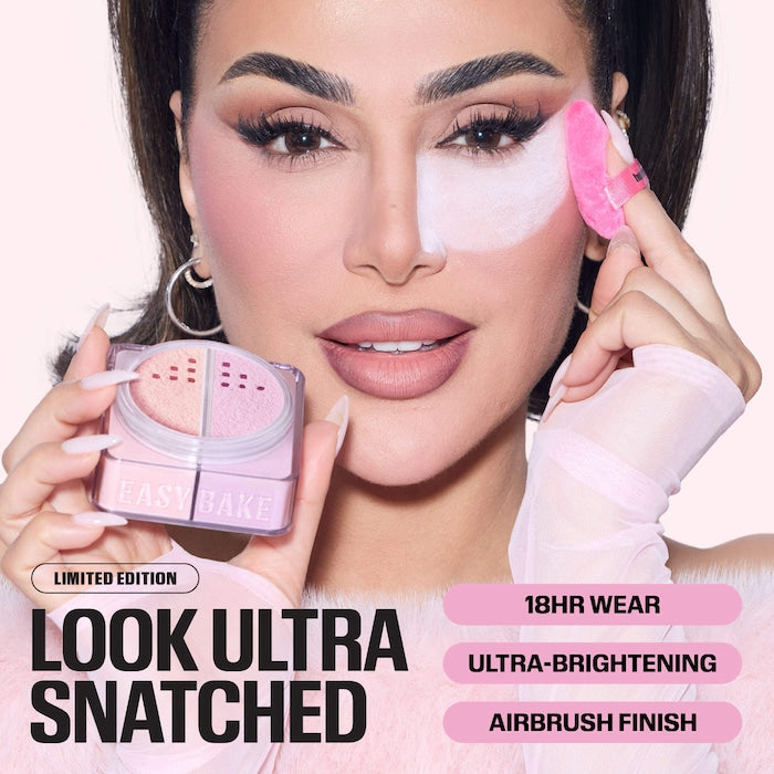 HUDA BEAUTY Easy Bake Loose Powder Brightening + Correcting Duo 13g