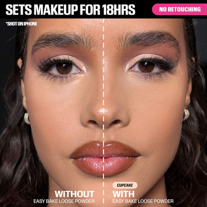 HUDA BEAUTY Easy Bake Loose Powder Brightening + Correcting Duo 13g