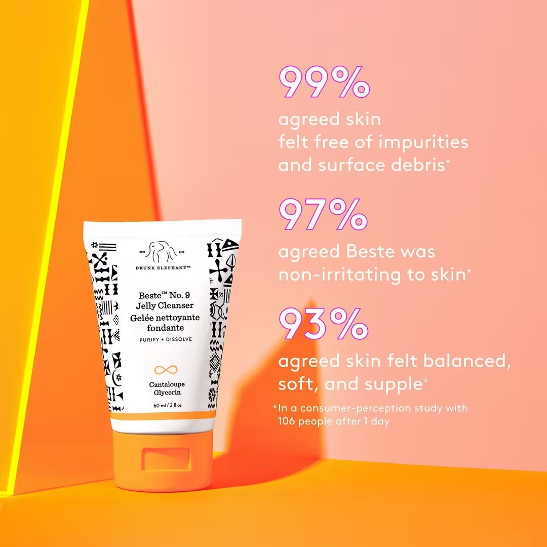 Drunk Elephant Beste No. 9 Jelly Cleanser Mini 2 fl oz / 60ml