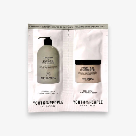 Youth to the People Niacinamide Body Cleanser + Dream Body Butter Sample 5ml