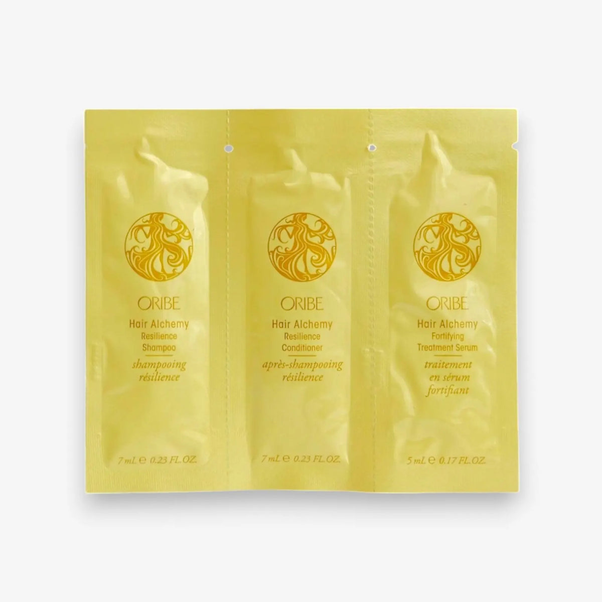 Oribe Hair Alchemy Shampoo + Conditioner + Serum Sample Packette 7ml