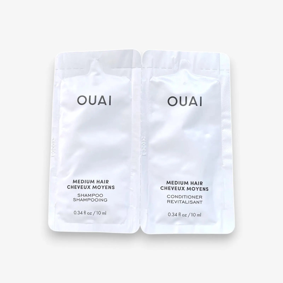 Ouai Medium Hair Shampoo + Conditioner Sample Packette 10ml