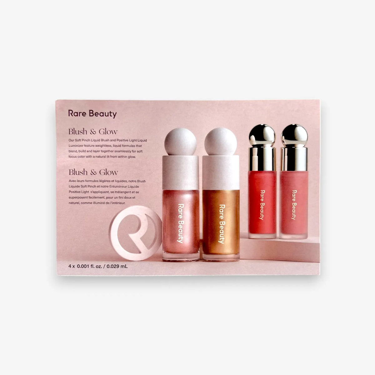 Rare Beauty Blush & Glow Sample Packette 4 Shades