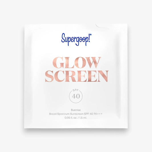 Supergoop! Glow Screen SPF 40 Broad Spectrum Sunscreen Sample 1.5ml